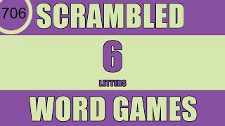 Scrambled Word Games  Can you guess all scrambled words Jumbled Words Guess the Word Games [upl. by Oswal]