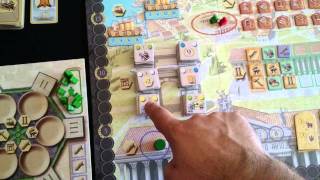 Trajan juego de mesa Videotutorial parte 1 [upl. by Eciram]