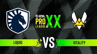 Liquid vs Vitality  ESL Pro League Season 20  Group D [upl. by Carmina]