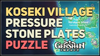 Koseki Village Pressure Stone Plates Puzzle Genshin Impact Seirai Island [upl. by Ylicec]