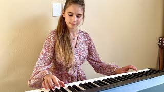 My piano progress after 1 month lessons  Karolina Protsenko [upl. by Bobine]