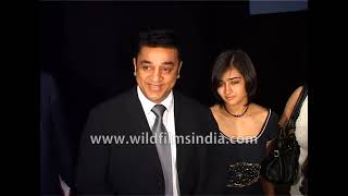 Kamal Haasan with his daughter Akshara Haasan at an award function [upl. by Nich765]