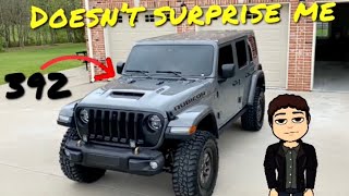 Jeep JL Rubicon 392 Long Term Review 7500 Miles Typical Wrangler [upl. by Mcculloch]