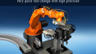 SCHUNK SWSL Robot Tool Changer [upl. by Fulviah]