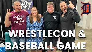 Wrestlecon 2023 in Detroit amp Tigers Game Vlog at Comerica Park [upl. by Chaddy231]