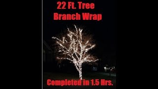 Christmas Lighting  Tree wrap  Very beautiful and profitable [upl. by Nedloh]