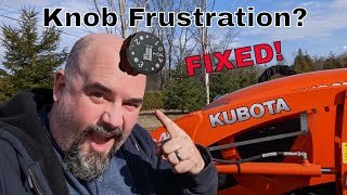 Kubota BX Knob Adjustment Explained [upl. by Bolton]