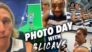 Behind the scenes access AFL Photo Day with Blicavs [upl. by Ced730]