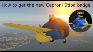 How to get New Caproni Stipa Secret Badge  PTFS [upl. by Ardnnaed]