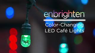 80219 80220 Enbrighten Color Changing LED Café Lights  Setup amp Install [upl. by Shaff]