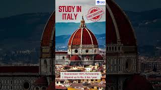 ITALY Free Education 100 scholarship [upl. by Eniladam]