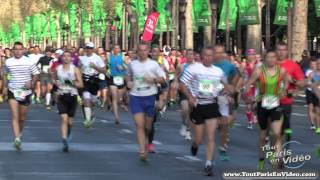 Marathon de Paris Part 2  8 Le départ des meilleurs [upl. by Rabi539]