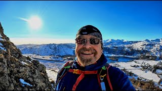 A Snowy Hike to Alcock Tarn from Grasmere [upl. by Siroled]