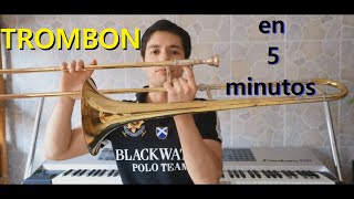 Aprende a tocar TROMBÓN en solo 5 minutos [upl. by Eichman812]