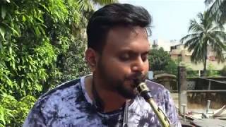 Flute Navin  Harris Jayaraj  Nenjukkul Peidhidum  Vaaranam Aayiram  Saxophone Cover  NaNo [upl. by Yeclek188]