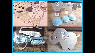 Ideas para BABY SHOWER tema ELEFANTE [upl. by Sabanrab]