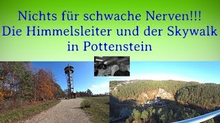 Fränkische Schweiz Pottenstein die Himmelsleiter und der Skywalk [upl. by Luann]