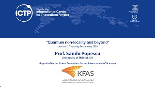 Quantum nonlocality and beyond  Lecture 2 [upl. by Inaliel]