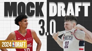 2024 NBA Mock Draft 30  The Lottery [upl. by Aleunam]