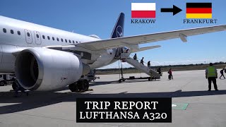 TRIP REPORT Airbus A320214 Lufthansa KRK Krakow  FRA Frankfurt [upl. by Albertine]