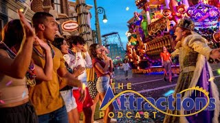 LIVE The Attractions Podcast 227  Concerts announced for Universal Mardi Gras and more news [upl. by Radman]