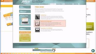 APICS CSCP Learning System Demo [upl. by Zanas]