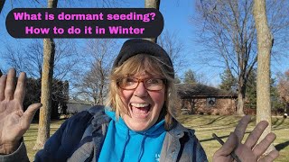 How to Plant Grass Seed in WinterDormant Seeding [upl. by Nomrej]