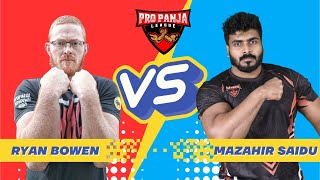 Mazahir Saidu vs Ryan Bowen  Toughest bout for Ryan Bowen  INDIA 2023 [upl. by Gerger]