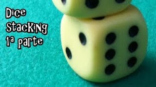 dice stacking  performance apilar dados con un cubilete [upl. by Aysa537]