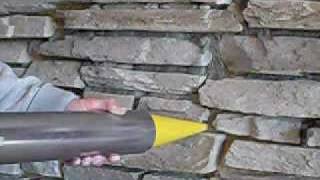 RocKit Grout Gun Mortar Stone Rock Tile amp Brick Joints [upl. by Salisbarry]