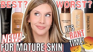 5 BEST amp WORST New Foundations for Mature Skin 2023  Foundation Roundup [upl. by Stephanie]