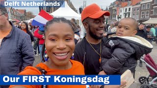 Kings Day in Delft Netherlands My Nigerian Family Celebrates for the FIRST TIME It was EXCITING 😉 [upl. by Pinelli]