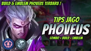 CARA MAIN PHOVEUS REVAMP  BUILD amp EMBLEM PHOVEUS TERKUAT 2024   PHOVEUS EXP LANE GAMEPLAY [upl. by Ketti]