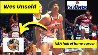 Wes Unseld NBA hall of fame career highlights [upl. by Wiatt]