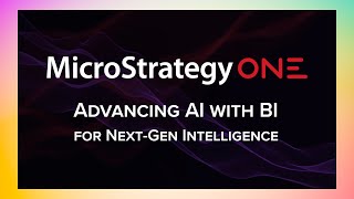 MicroStrategy ONE Advancing AI with BI for NextGen Intelligence  ODFP248 [upl. by Oberheim]