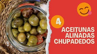 Receta de Olivas aliñadas Chupadedos aceitunas en Aliño Especiado muy buenas [upl. by Ambros42]