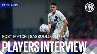 PAVARD  SASSUOLO 10 INTER  PLAYER INTERVIEW 🎙️⚫🔵 [upl. by Ellerud]