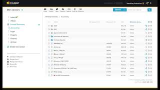 How to Rearrange the Main Sections in Folderit DMS [upl. by Eibbil]