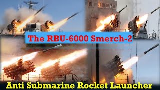 The RBU6000 Smerch2  РБУ6000 Смерч2 Anti Submarine Rocket Launcher  Reload And Firing [upl. by Aryad874]