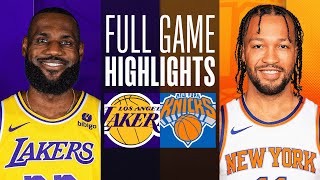 LAKERS at KNICKS  FULL GAME HIGHLIGHTS  February 3 2024 [upl. by Goff]