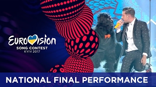 Francesco Gabbani  Occidentalis Karma Italy Eurovision 2017  National Final Performance [upl. by Adnilak]