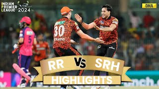 SRH Vs RR Highlights Sunrisers Hyderabad Beat Rajasthan Royals By 36 Runs [upl. by Sinnylg501]