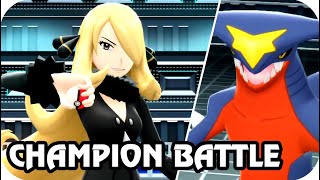 Pokémon Brilliant Diamond amp Shining Pearl  Champion Cynthia Battle HQ [upl. by Landes]