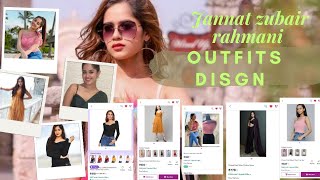 jannat zubair rahmani dress collection meesho jannat zubair outfits collection [upl. by Jelle]