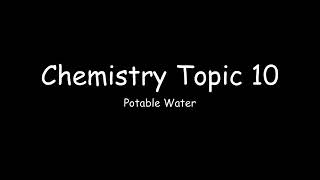 Potable Water  GCSE Chemistry 91 [upl. by Sello]