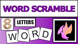 Scrambled Words Games  Jumbled Word Game  Guess the Word Game  Word Scramble  SW Scramble [upl. by Marrissa]