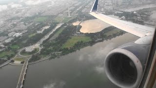 Incredible First Class HD 737 Takeoff From Reagan National Airport in Washington DC [upl. by Barimah]