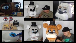 CABEÇA DO FREDDY ANIMATRONIC FNAF Freddy Fazbears [upl. by Tedda722]