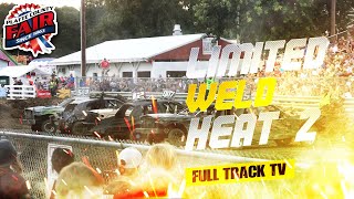 Limited Weld Heat 2  Platte County Fair Demolition Derby 2023 [upl. by Crary]