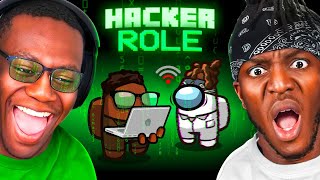 SIDEMEN AMONG US HACKER ROLE DEJI MASTERCLASS [upl. by Mcgean]